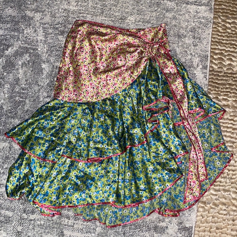 Cinq a sept floral skirt